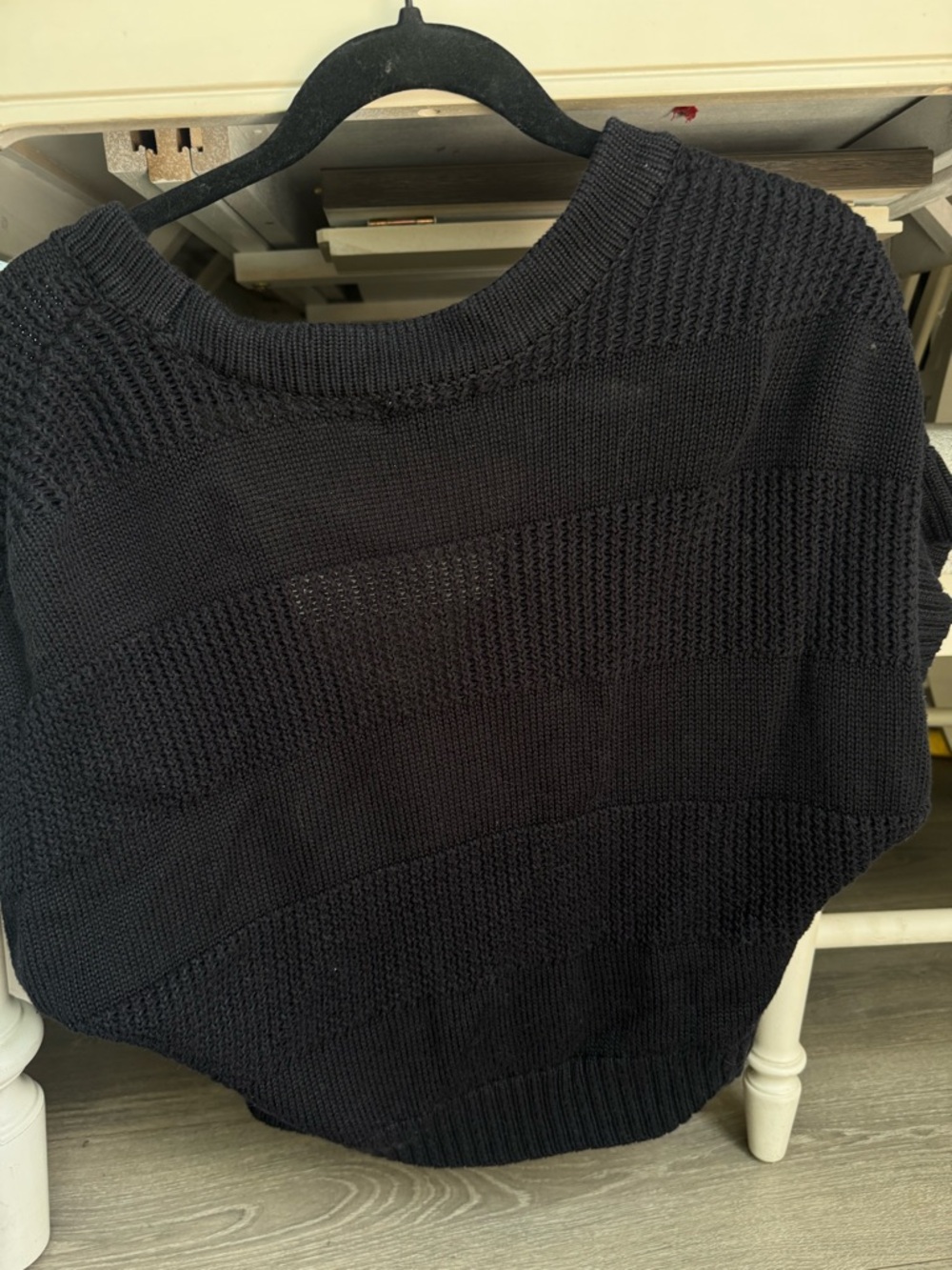 Worthington Black V-Neck Short-Sleeve Button Cardigan - Picture 3 of 3